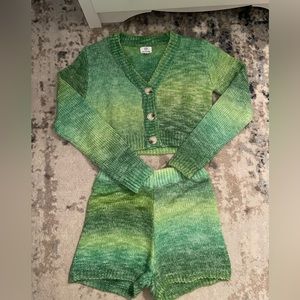 VRG Green Sweater set- NEVER BEEN WORN